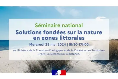 Illustration article Participez au séminaire national « Solutions fondées sur la nature en zones littorales »